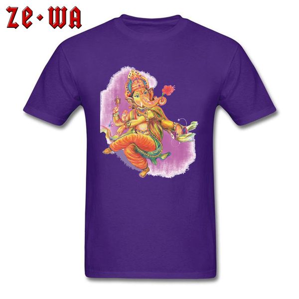 

ganesha purple india elephant god printed on clothes plus size tees sport hooded sweatshirt hoodie t shirt