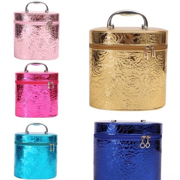 

7jgpv portable cosmetic case storage bright pu embossed large cosmetic capacity bag shaping waterproof storage bag fzdq5