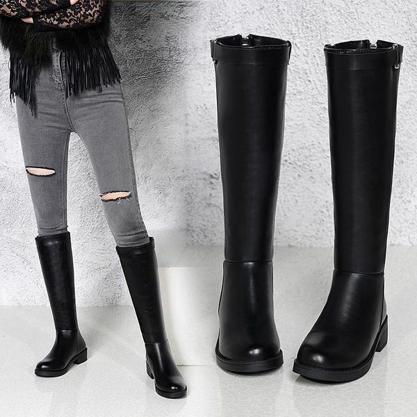 

boots the autumn/winter 2021 skinny boot with a high-british style chunky back zipper1, Black