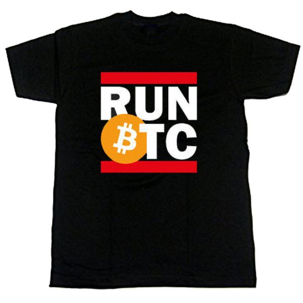 

run btc bitcoin mining p2p digital currency logo black fashion sleeves fashion custom tees sport hooded sweatshirt hoodie t shirt