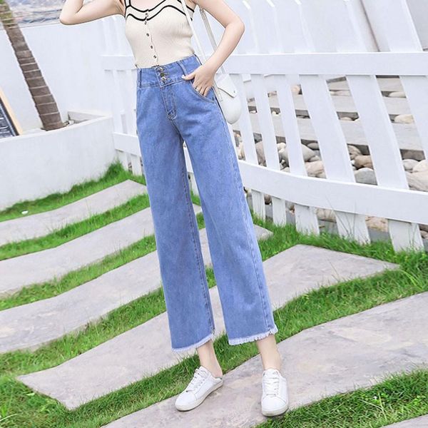 

fashion jeans women blue high waist denim pants mujer mom boyfriend straight jeans 2020 spring denim jeans#a3