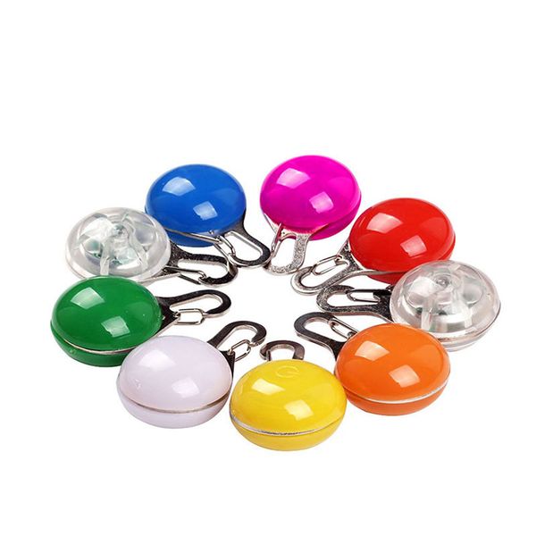 

pet tag flashlight pet collar aluminum dog id card led dog pet pendant colorful light flashing luminous collar dog supplies dhl