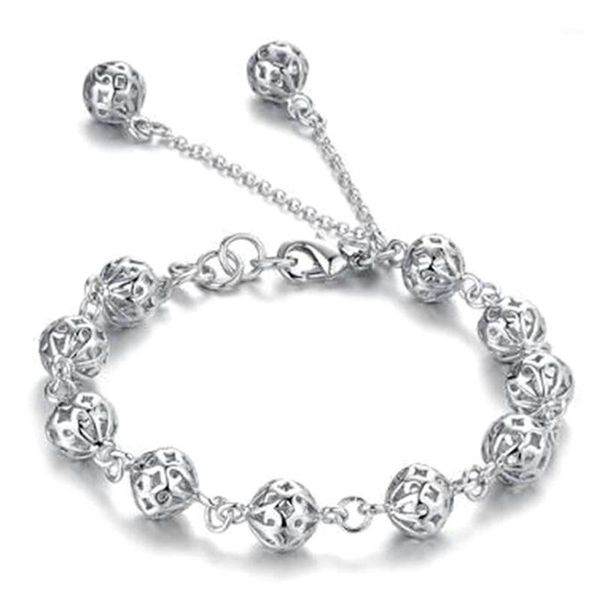 

fashion bracelet wholesale new trend slim ball hollow ball bracelet korean1, Black