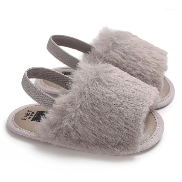 

newborn infant baby girls shoes fashion fur fluff slipper cute winter soft sole indoor toddler moccasins crib shoes1