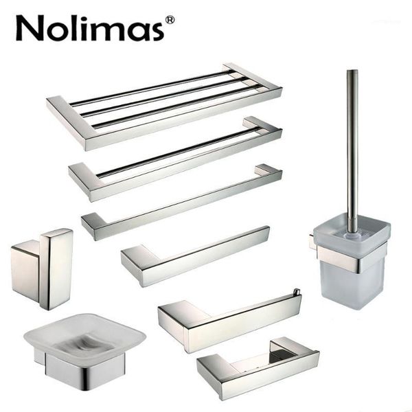 

bath accessory set sus 304 stainless steel bathroom hardware accessories mirror polished paper holder towel bar toothbrush holder1