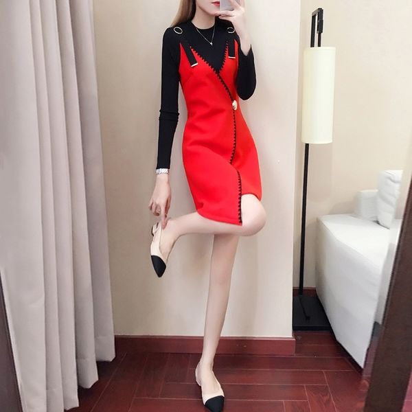 

lzuad skirt 2020 new fashion women's clothing temperament set small t-shirt perfume horn perfume trumpet sleeve t-shirt spring fragranc, Gray