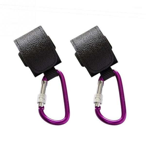 

stroller parts & accessories 2pcs baby bag holder hook clasp clip aluminum alloy d-shape carabiner load-bearing buckle for hanging diaper ha