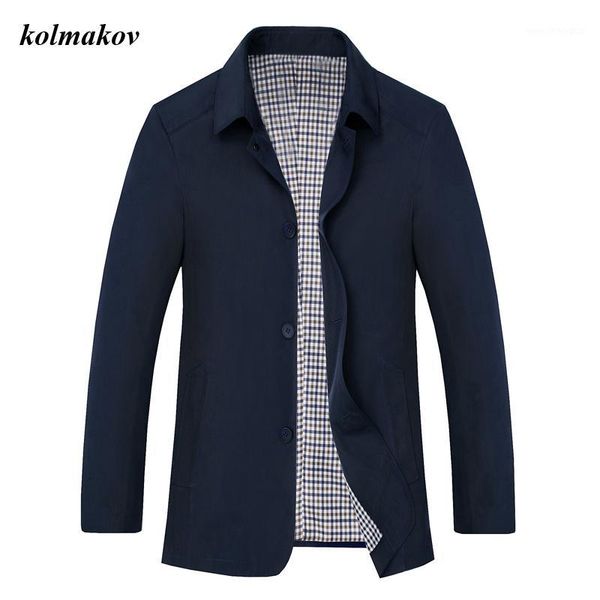 

men's jackets autumn style men boutique leisure jacket business casual solid turn-down collar loose coat plus size m-5xl1, Black;brown
