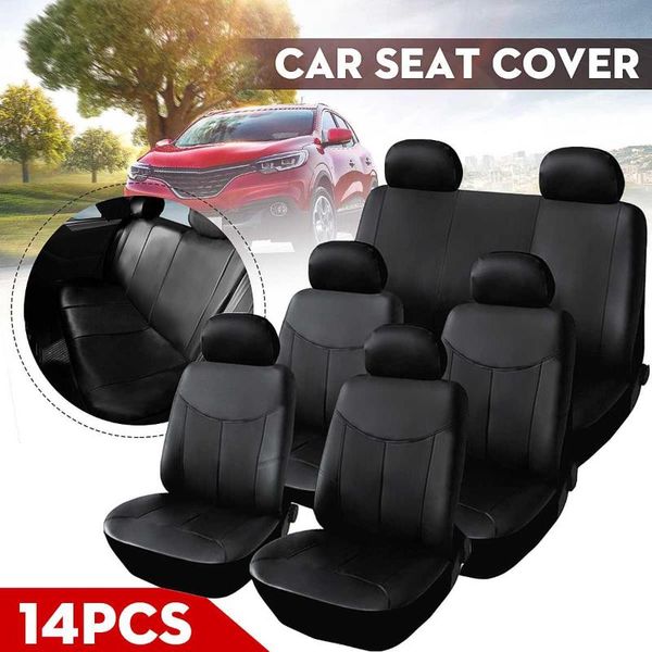 

4/9 / 13 / 14x универсиальная автокресло обложка установить protector передняя задняя кожа pu дышащие для 5/7/8 автокресло автомобиль внедор