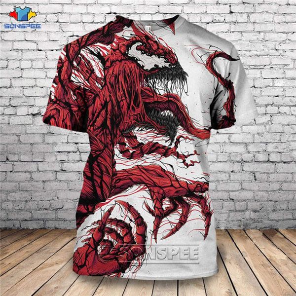

venom unique men d84 3d print shirts plus size funny humor men clothing