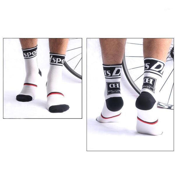 

sports socks 1 pair bicyle racing basketball running stock soft1, Black