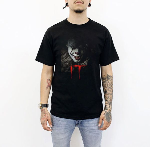 

limited it pennywise horror thriller 2020 movie mens black size s 5xlsummer new print men hoodie designers t shirts sweatshirt