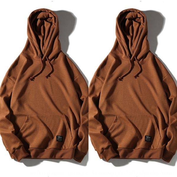 

hanlu loose solid color hanlu men's hoodie sweatersweater sweater men's hoodie loose solid color gjnvw, Black