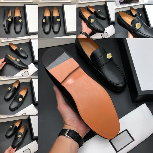 

55 designers men formal shoes mens slip-on pu leather shoe brown black elastic band men luxury dress shoes office party wedding shoes 11