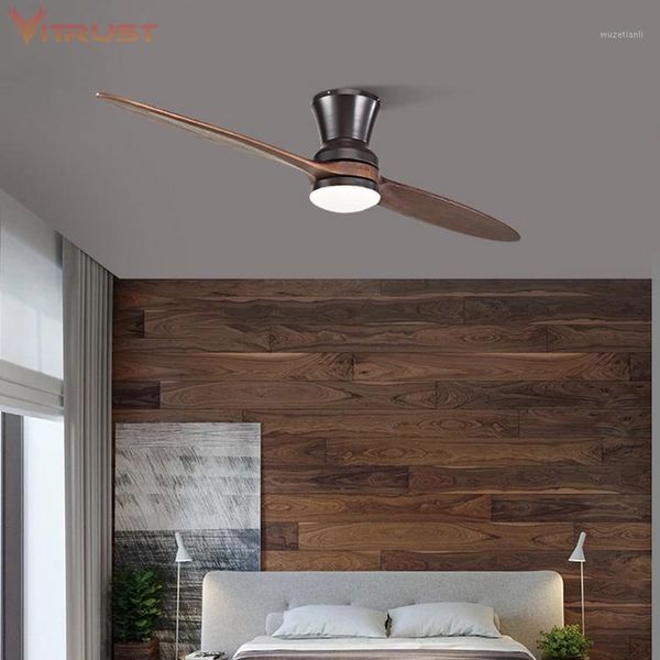 

two-blade indoor ceiling fan dimmable ceiling fan with led light kit for home use 60 inch1