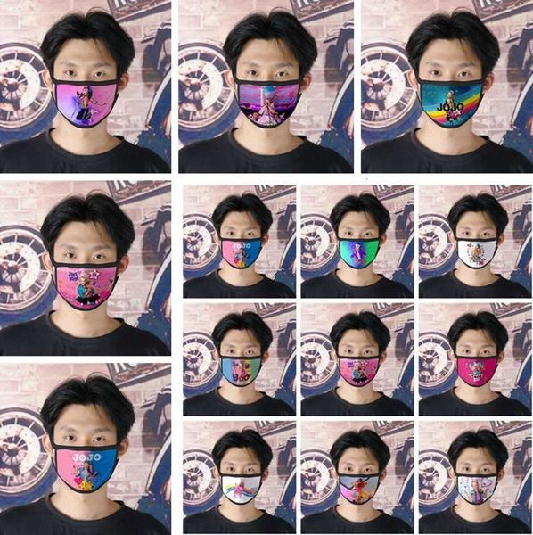 

muffle reusable mouth kids fun jojo dust warm windproof cotton mask 14 styles kka7885 xonp