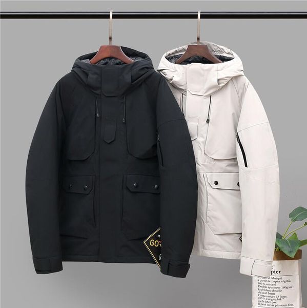 

new wholesale desc ente winter men's down jacket leisure brand north down jacket warm ski men's coat, Black