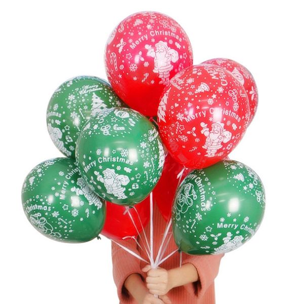 

100psc воздушный шар латекса рождество красочная игра воздушный шар торговый центр праздник украшение партия воздушный шар