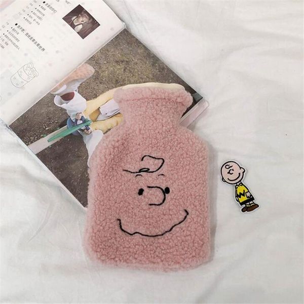 

1pc cute stress pain relief therapy cloud water bottle bag lambswool cozy cover winter warm heat reusable hand warmer ins wmtvwb xhhair