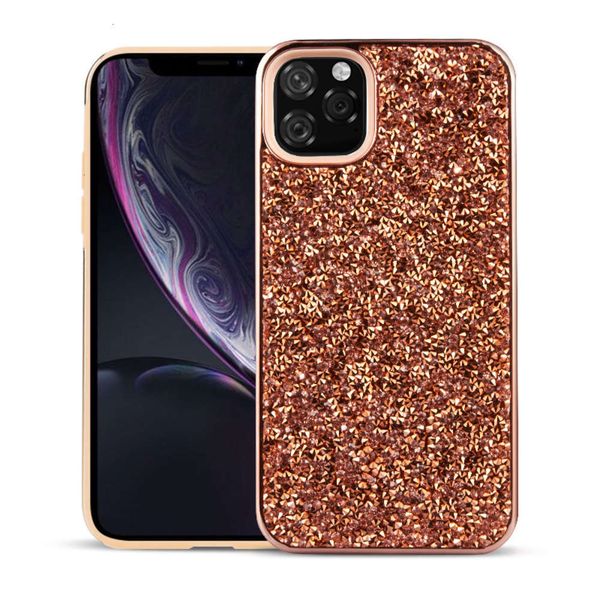 

it is suitable for vip 12 samsung s21 two in one drilling case, electroplated inlaid drilling, anti falling and sticking drilling mobilevfe1