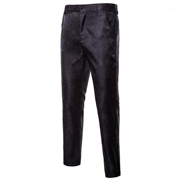 

pants men 2020 brand new skinny trousers men wedding party stage singer prom suit pants pantalon homme1, Black