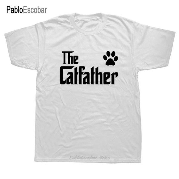 

the catfather summer new men short sleeve cotton funny love cat men clothing tee hoodie designers t shirts sweatshirt