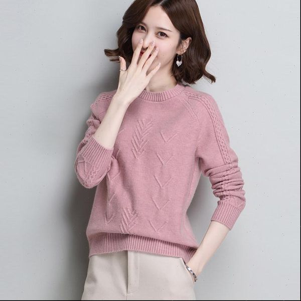 

winter women solid knitted sweater pullovers 2021 new fashion autumn casual warm female pullover sweater lady elegant ns4398, White;black