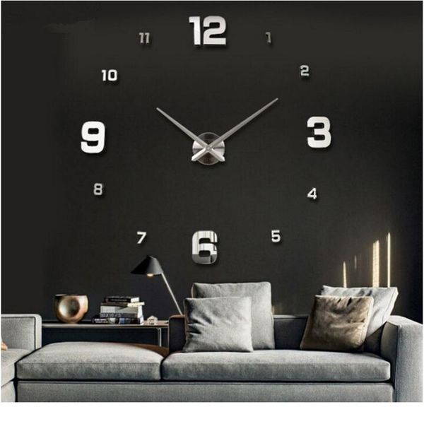 

large wall clock watch 3d wall clocks de pared home decoration 3d wall stickers pecial living room home decoration acc bbyyuk
