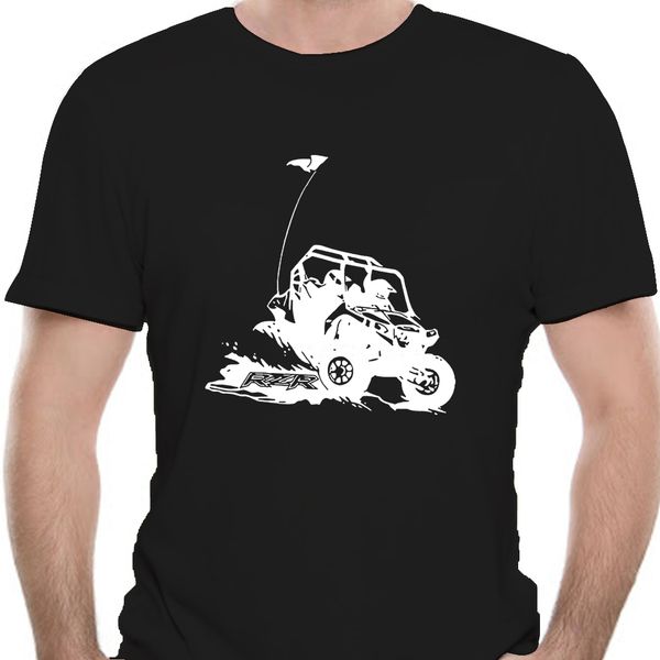 

t shirt rzr polaris 4x4 atv off road tee shirt men's round neck short sleeves t shirt 0019j sport hooded sweatshirt hoodie