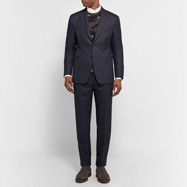 

2020 bespoke made suits new arrival two pieces pesked lapel two buttons three pockets evening party suits (jacket+pants, White;black