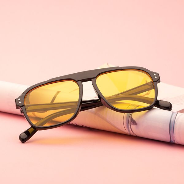 

new sunglasses men's trend sunglasses net red same sunglasses 2177, White;black