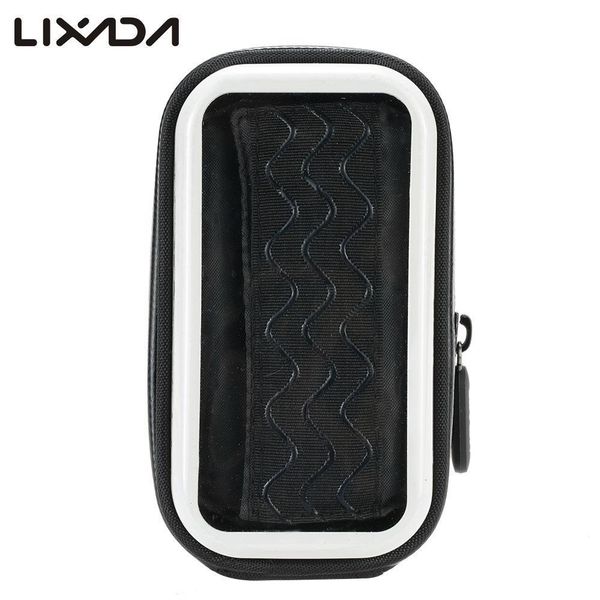 

lixada rainproof motorcycle bike bicycle handlebar mount holder case for 3.5" cell phones