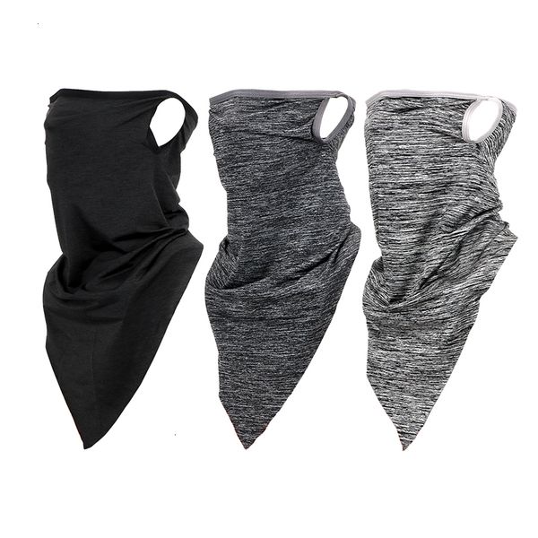

motorcycle proctect cycling face mask anti-uv neck hood half face breathable dustproof headband triangle sport scarf windproof