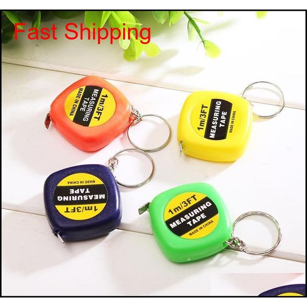

mini 1m tape measure with keychain small steel ruler portable pulling rulers retractable tape measures fle qylrkh garden2010