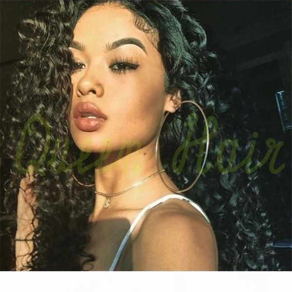 

curly wig full lace human hair wigs for black women brazilian hair silk lace wig, Black;brown