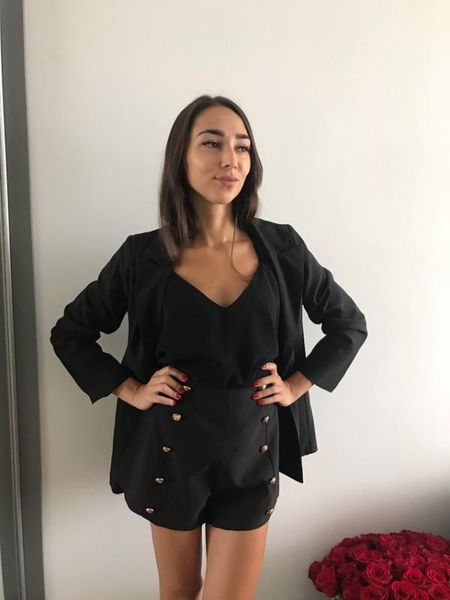 

jassion&rainy pure color elegant women office lady double breasted golden button female high end beauty women suit lady1, White