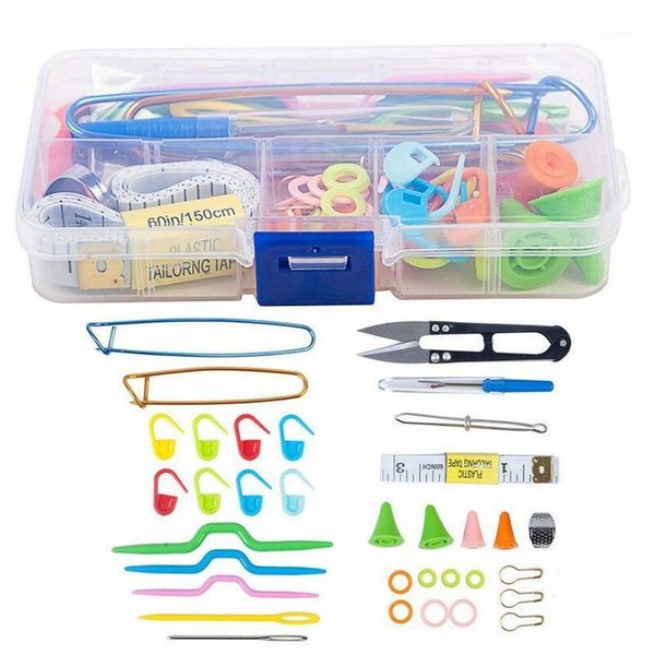 

sewing notions & tools useful ful knitting kit crochet needle hook accessories diy supplies with case kids stuff kit1, Black