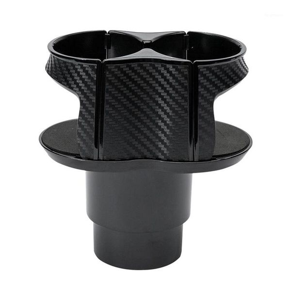 

car center console dual cup holder expander, 2 in 1 multifunctional 2 cup mount extender, unique design soft drink can bottle st1