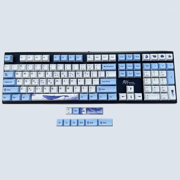 

keyboards 118-key whale keycaps xda profile pbt dye-sublimated for cherry mx switches of mechanical keyboard1