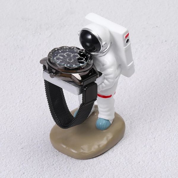 

2021 new astronaut watch stand rack old housekeeper ring earrings bracelets necklaces gift display support organizer with sponge