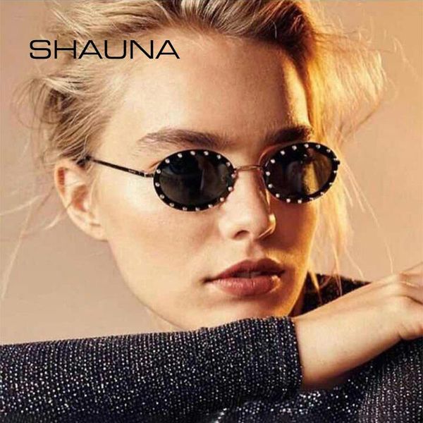 

sunglasses shauna luxury crystal oval women, White;black