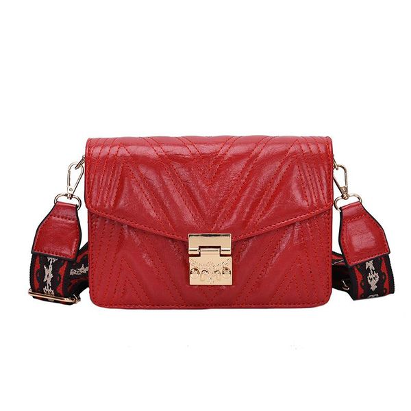 

lady's bag small fragrance stripe single shoulder bag on the new 2020 new diagonal cross small square