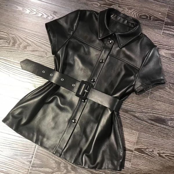 

real leather ladies genuine leather jacket women real lambskin jacket1, Black