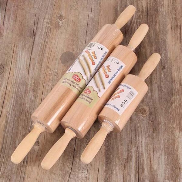 

decoration fondant cake rolling dough wooden pin roller baking kitchen cooking tools accessories 3 size