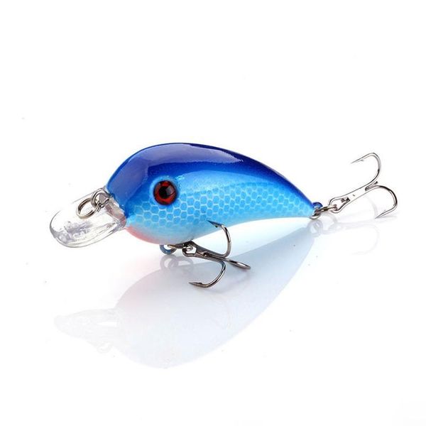 

1pcs 6cm 8g hard crank bait floating fishing lure hunter bass tackles crankbait crazy cranks wobble qylhea