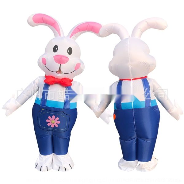 

kzefb outdoor easter lovely inflatable formal dress inflatable suit valentine's day advertising bunny season halloween product party dr