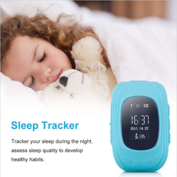 

q50 safety monitoring gps handheld smart mobile phone tracker children's watch wristband english 2g sim carddewbgt