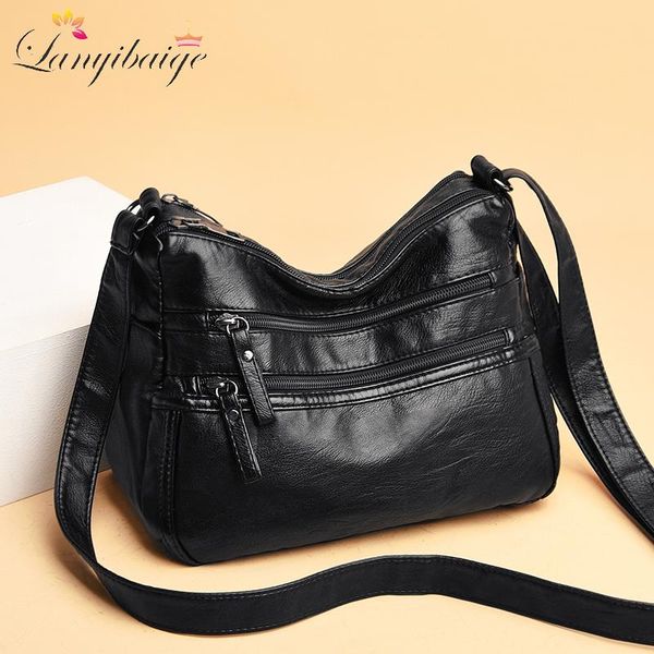 

fashion crossbody bags for women 2020 new leather women shoulder bags purses and handbags tote bag sac a main