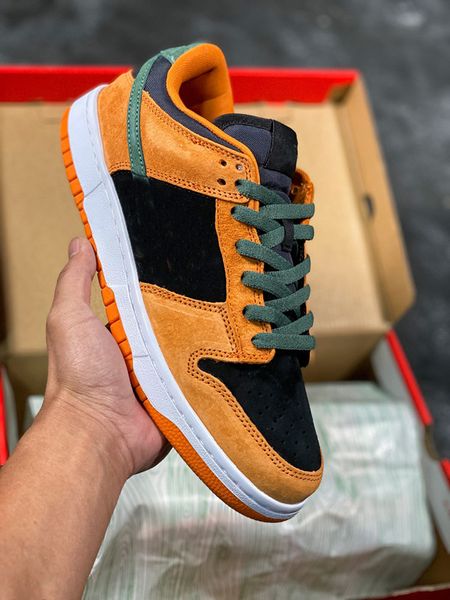 

sb low sp dunk orange black skateboard shoes men women dunks sports sneakers skateboarding shoe mens trainers size us5.5-11, White;red