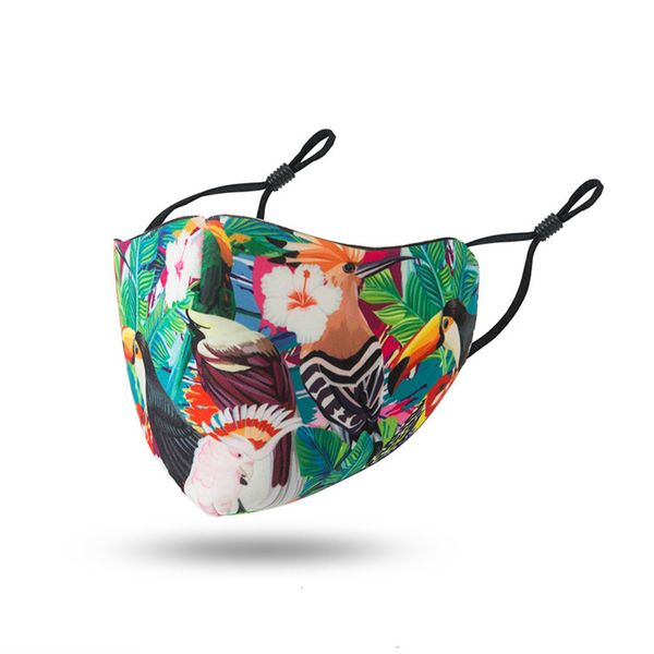 

uj8e3u coloured drawing animal pattern designer adjustable protective mask dust and haze breathable face masks 7 n